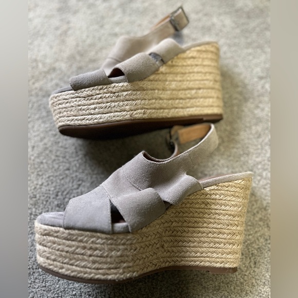 Halogen Alina Espadrille Wedge Sandal SZ 7.5 - Picture 2 of 6